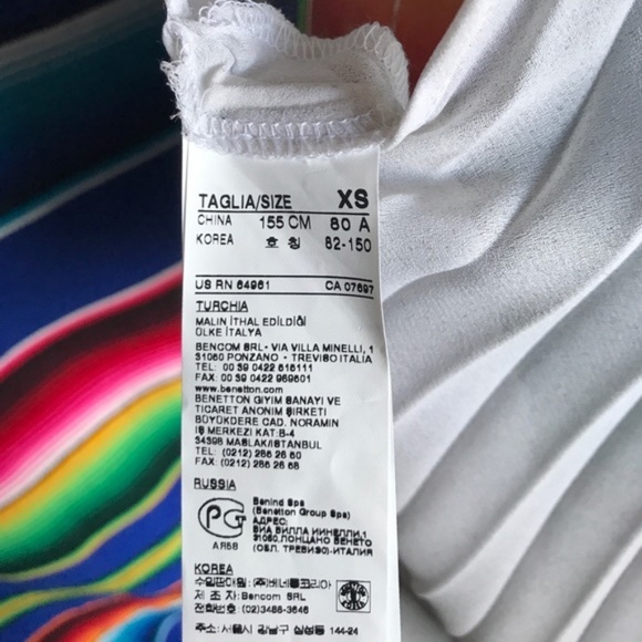 ASOS Silk Pleated Ombré Open Back Halter Top V Tie - Picture 6 of 7